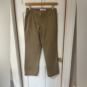 J Crew Favorite Fit Chino Pants—Size 10
